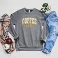 Coffee And Books I Love Them Both Book Coffee Lover Raglan Sleeve Sweatshirt Deep Heather