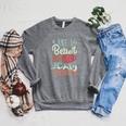 Coffee Cats And Books Cute Kitty Reading Raglan Sleeve Sweatshirt Deep Heather