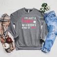 Coffee Lover Saying For Women Book Reading Club Librarian Raglan Sleeve Sweatshirt Deep Heather