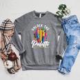 Coloring Book Lover Childrens Book Drawing Coloring Color Raglan Sleeve Sweatshirt Deep Heather