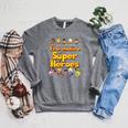 Comic Book Super Hero Student Spanish Teacher Tshirt Men Women Kids Raglan Sleeve Sweatshirt Deep Heather