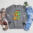 Comic Reader Comic Book Merch Vintage Reading Comic Books Raglan Sleeve Sweatshirt Deep Heather