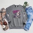 Cookie & Cream Ice Cream Butcher And Bird Book Lover Raglan Sleeve Sweatshirt Deep Heather Cookie & Cream Ice Cream Butcher And Bird Book Lover Raglan Sleeve Sweatshirt Deep Heather