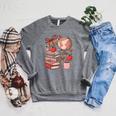 Coquette Teacher School Supplies Bows Books Globe Apple Cute Raglan Sleeve Sweatshirt Deep Heather Coquette Teacher School Supplies Bows Books Globe Apple Cute Raglan Sleeve Sweatshirt Deep Heather