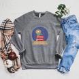 Cute CATS AND BOOKS ARE THE BEST SNOW GLOBE Raglan Sleeve Sweatshirt Deep Heather