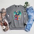 Cute Dragon Books Flower Bookworm Book Lover Raglan Sleeve Sweatshirt Deep Heather Cute Dragon Books Flower Bookworm Book Lover Raglan Sleeve Sweatshirt Deep Heather
