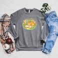 Cute Kawaii Cat Books Flowers Raglan Sleeve Sweatshirt Deep Heather Cute Kawaii Cat Books Flowers Raglan Sleeve Sweatshirt Deep Heather