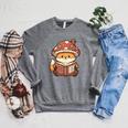 Cute Shiba Inu Mushroom Hat Reading Book Art Raglan Sleeve Sweatshirt Deep Heather Cute Shiba Inu Mushroom Hat Reading Book Art Raglan Sleeve Sweatshirt Deep Heather