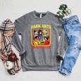 Dark Arts And Crafts Club Retro Witchy Book Cover Raglan Sleeve Sweatshirt Deep Heather Dark Arts And Crafts Club Retro Witchy Book Cover Raglan Sleeve Sweatshirt Deep Heather
