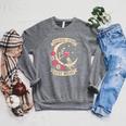 Dark Romance Read Books Be Kind Stay Weird Reading Skeleton Raglan Sleeve Sweatshirt Deep Heather