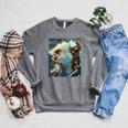 David And Goliath Bible Book Of Samuel King David Comic Raglan Sleeve Sweatshirt Deep Heather David And Goliath Bible Book Of Samuel King David Comic Raglan Sleeve Sweatshirt Deep Heather