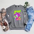 Disney The Jungle Book Baloo Jungle Boogie Poster Raglan Sleeve Sweatshirt Deep Heather