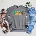 Disney The Jungle Book Scene Raglan Sleeve Sweatshirt Deep Heather