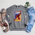 Disney Pixar The Incredibles Omnidroid Comic Book Cover Raglan Sleeve Sweatshirt Deep Heather Disney Pixar The Incredibles Omnidroid Comic Book Cover Raglan Sleeve Sweatshirt Deep Heather