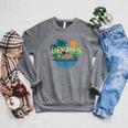 Disney’s The Jungle Book Bear Necessities 55th Anniversary Raglan Sleeve Sweatshirt Deep Heather