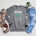 Dogs Books Coffee Tshirt Weekend Shirt Animal Lover Tee Raglan Sleeve Sweatshirt Deep Heather