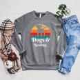Dogs And Reading Books Raglan Sleeve Sweatshirt Deep Heather Dogs And Reading Books Raglan Sleeve Sweatshirt Deep Heather