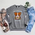 Don't Judge A Book By Its Cover Reading Jack Russell Terrier Raglan Sleeve Sweatshirt Deep Heather Don't Judge A Book By Its Cover Reading Jack Russell Terrier Raglan Sleeve Sweatshirt Deep Heather