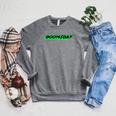 Doomsday Movie Ending Character Book Raglan Sleeve Sweatshirt Deep Heather Doomsday Movie Ending Character Book Raglan Sleeve Sweatshirt Deep Heather