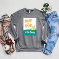Dr Seuss Hop On Pop Book Cover Raglan Sleeve Sweatshirt Deep Heather Dr Seuss Hop On Pop Book Cover Raglan Sleeve Sweatshirt Deep Heather