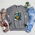 Dragon Reading Book Fantasy Reader Graphic Raglan Sleeve Sweatshirt Deep Heather Dragon Reading Book Fantasy Reader Graphic Raglan Sleeve Sweatshirt Deep Heather