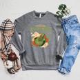 Drink Matcha Read Books Elevate Your Green Tea Ritual Raglan Sleeve Sweatshirt Deep Heather