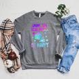 Drink Tea Read Books Be Happy Tea Lover Bookworm Librarian Raglan Sleeve Sweatshirt Deep Heather