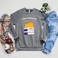 Easily Distracted Cats And Books Cute Cat Book Lover Raglan Sleeve Sweatshirt Deep Heather