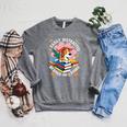 Easily Distracted By Dogs And Books Pets Books Lovers Raglan Sleeve Sweatshirt Deep Heather