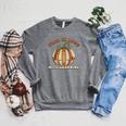 Fall In Love With Learning Books Pumpkin Autum Thanksgiving Raglan Sleeve Sweatshirt Deep Heather