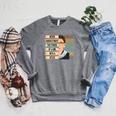 Feminist Ruth Bader Ginsburg RBG Quote Girl With Book Women Premium Tri-Blend Raglan Sleeve Sweatshirt Deep Heather