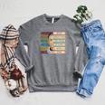 Feminist Ruth Bader Ginsburg RBG Quote Girl With Book Women Raglan Sleeve Sweatshirt Deep Heather