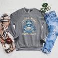 Feral Moms Book Club Raglan Sleeve Sweatshirt Deep Heather Feral Moms Book Club Raglan Sleeve Sweatshirt Deep Heather