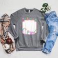 First Day Of School 2021 Guest Book Unicorn Unicon Raglan Sleeve Sweatshirt Deep Heather