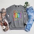Flower Book Big Fan Of Human Rights Equality Social Justice Raglan Sleeve Sweatshirt Deep Heather