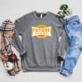 I Have Future Plans To Read More Books Lover Joke Raglan Sleeve Sweatshirt Deep Heather