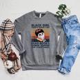 Girl Owl That's What I Do Read Books Raglan Sleeve Sweatshirt Deep Heather
