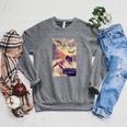 Guarded By Death Book Raglan Sleeve Sweatshirt Deep Heather