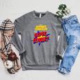 Guidance Counselor Teacher Superhero Superpower Comic Book Raglan Sleeve Sweatshirt Deep Heather