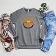 Halloween Carve Carving Read Library Pumpkin Book Raglan Sleeve Sweatshirt Deep Heather