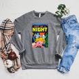 Halloween Horror Vintage Mummy Zombie Comic Book Retro Raglan Sleeve Sweatshirt Deep Heather Halloween Horror Vintage Mummy Zombie Comic Book Retro Raglan Sleeve Sweatshirt Deep Heather