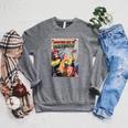 Halloween Horror Vintage Voodoo Comic Book Retro Scary Raglan Sleeve Sweatshirt Deep Heather Halloween Horror Vintage Voodoo Comic Book Retro Scary Raglan Sleeve Sweatshirt Deep Heather