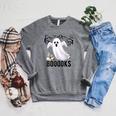 Halloween Teacher Librarian Books Reading Ghost Pun BOOOOKS For Men Women Kids Raglan Sleeve Sweatshirt Deep Heather Halloween Teacher Librarian Books Reading Ghost Pun BOOOOKS For Men Women Kids Raglan Sleeve Sweatshirt Deep Heather