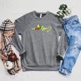 Heartbeat Avocado Reading Book Raglan Sleeve Sweatshirt Deep Heather Heartbeat Avocado Reading Book Raglan Sleeve Sweatshirt Deep Heather