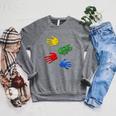 Homemade T-Shirt Book Character Costumes For Teachers Men Women Kids Raglan Sleeve Sweatshirt Deep Heather