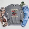 Horror Book Club Creepy Reader Gothic Fiction Thriller Fan Raglan Sleeve Sweatshirt Deep Heather