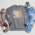 I'm All Booked This Weekend Book Lovers Avid Readers Reading Raglan Sleeve Sweatshirt Deep Heather