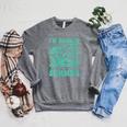 I'm Booked For The Summer Vacation Beach Book Lover Raglan Sleeve Sweatshirt Deep Heather