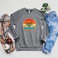 I'm Not Addicted To Reading Book Flower Vintage Quote Raglan Sleeve Sweatshirt Deep Heather