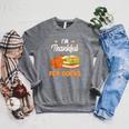 I'm Thankful For Books Lover Reading Pumpkin Thanksgiving Raglan Sleeve Sweatshirt Deep Heather I'm Thankful For Books Lover Reading Pumpkin Thanksgiving Raglan Sleeve Sweatshirt Deep Heather
